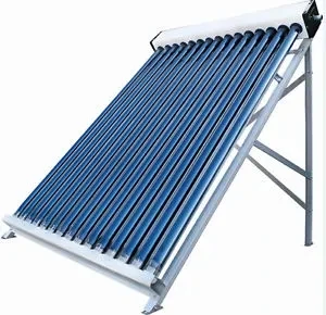 Non-pressurized Hot Water Heating Solar Collectors With Evacuated Tubes