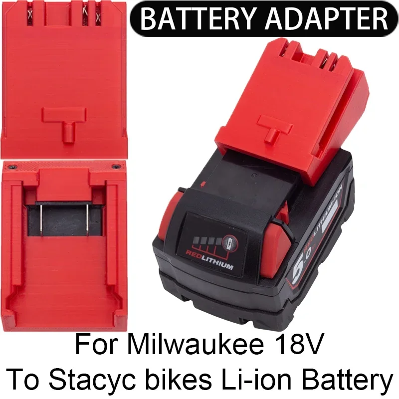 

Battery Adapter/Converter for Stacyc bikes Li-ion tools to Milwaukee 18V Li-ion battery adapter power tool accessories