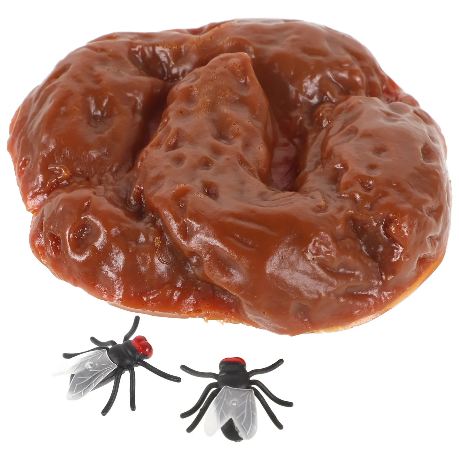 1 set Imitation Poop Realistic Fake Poop Props For Prank Party Decorations Halloween Jokes Kids Playthings Reusable Tpr Pvc