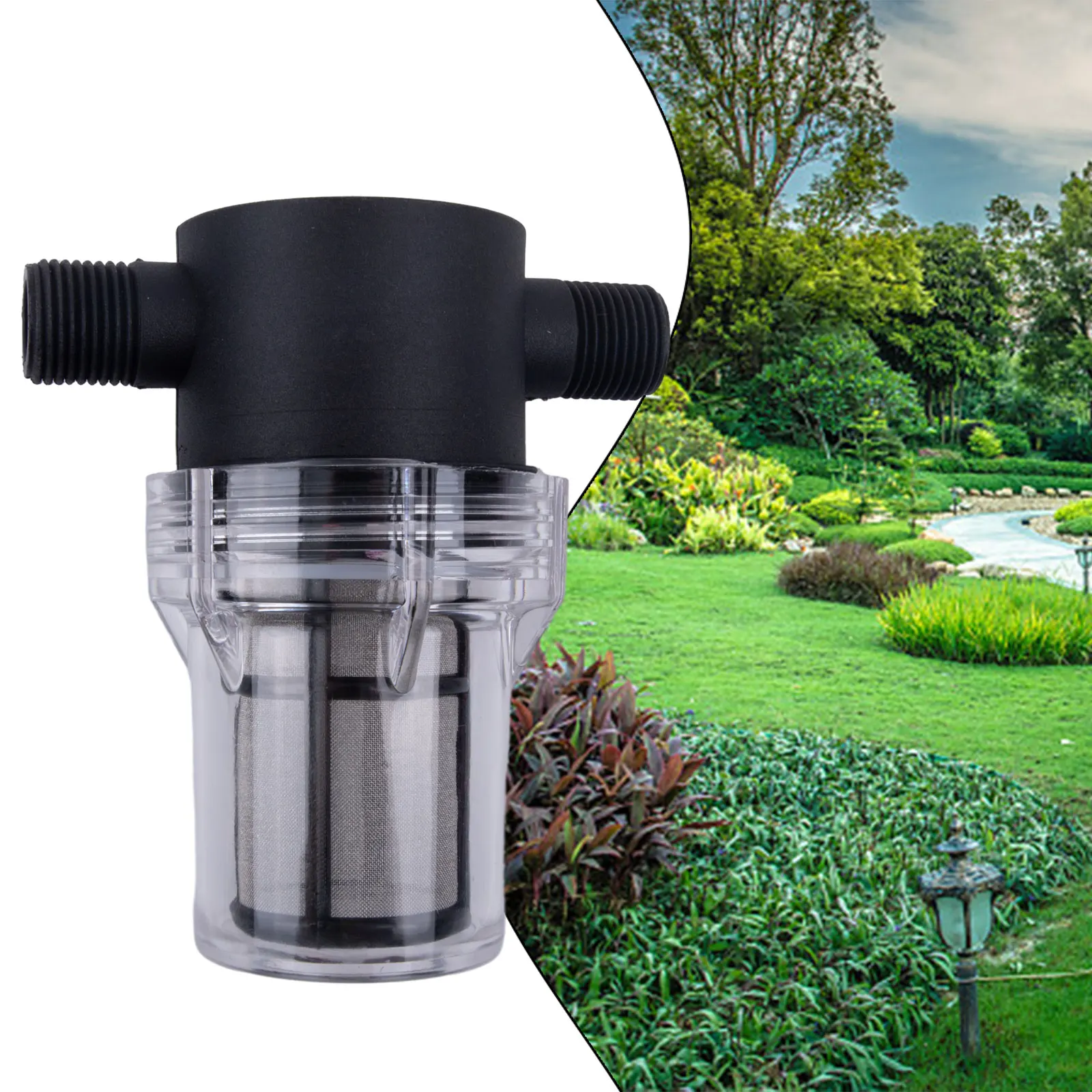 

New High Quality Filter Water Filter 1/2 Connection Small Stainless Steel 4-point Interface For Garden Irrigation