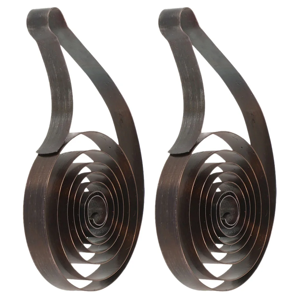 

2Pcs Mechanical Clock Parts Metal Springs for Alarm Clock Repair Replacement Clockwork Mechanism DIY Repair Kit Supply