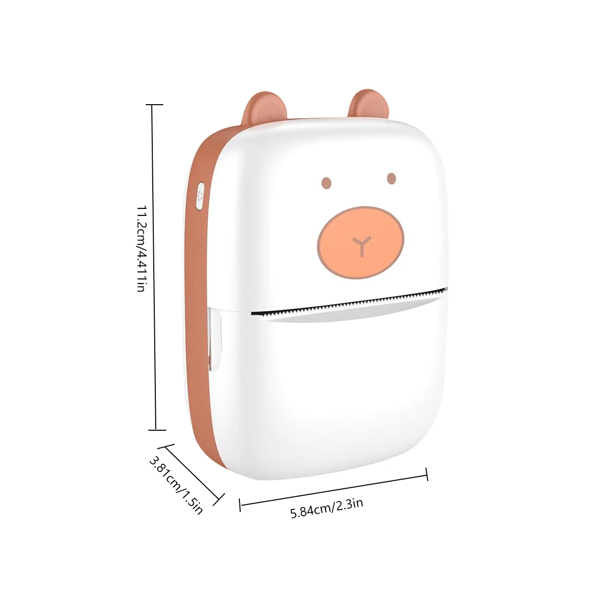 Mini Sticker Printer, Portable Inkless Sticker Maker,Thermal Printer Pocket Photo Printer,Printer For Photos, Journals, DIY