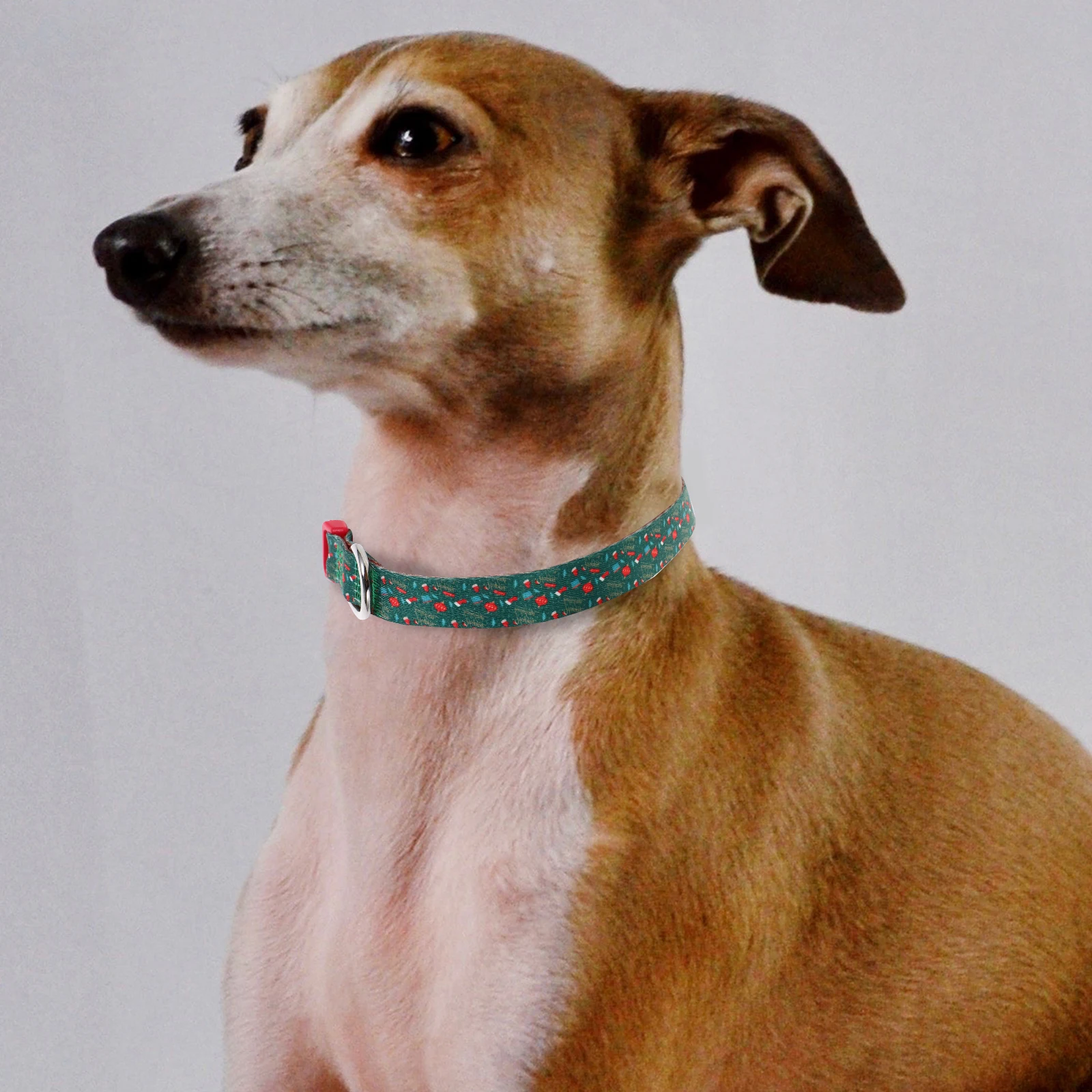 

Christmas Dog Necklace Collar Holiday Collars Adjustable Pet Decor Cat Puppy Small Polyester