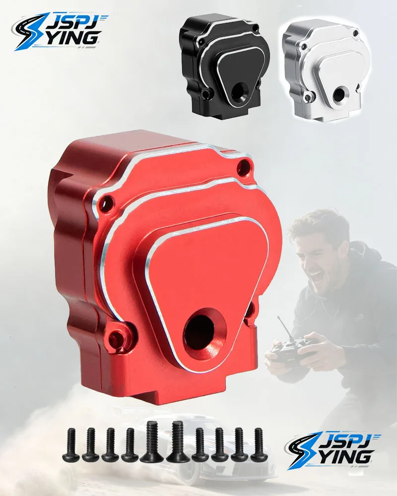 RC Aluminum Gearbox Case Housing for Redcat Ascent 32 1/32 Mini Crawler V1 V2, Transmission Shell Upgrade Parts Red Silver Black