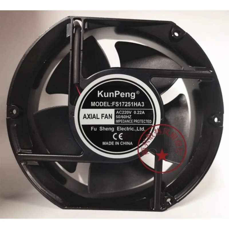 

C for KunPeng FS17251HA3 AC220V 0.22A Cooling Fan