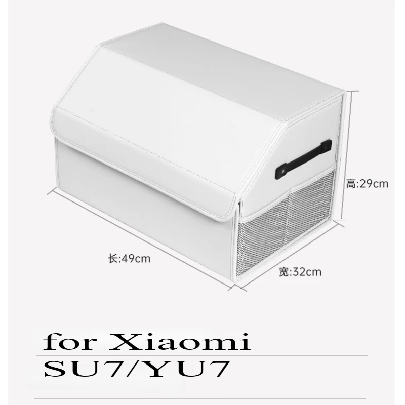 

Custom Fit Trunk Organizer for Xiaomi SU7/YU7 - Car Boot Storage Box, Waterproof & Anti-Slip Interior Accessories