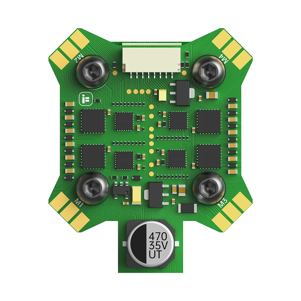 iFlight BLITZ Mini ATF435 Stack with Mini ATF435 Flight Controller / Mini E55S 4-IN-1 2-6S ESC for FPV RC Electronic Drone Parts