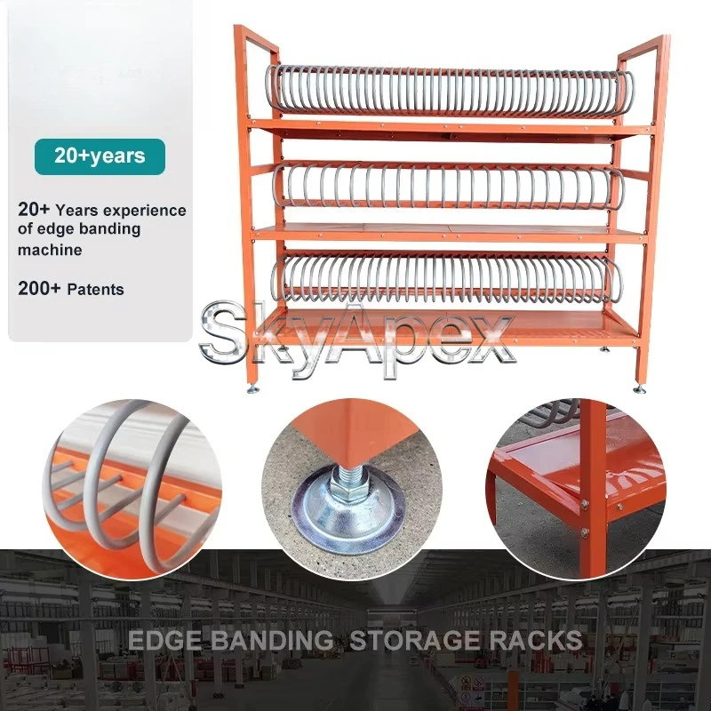 

Panel Storage Rack With Edge Banding Holder Vertical Board Organizer For Furniture Factory Wood Sheet Storage And Display Stand