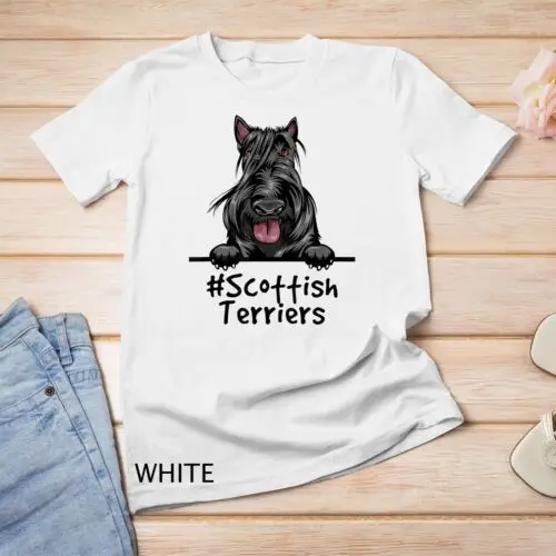 Scottish Terrier Gifts Decor Print Dog Unisex T-shirt