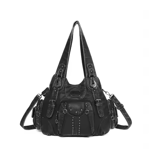 Angel kiss Bag Women Fashion Handbags Women Shoulder Bags PU Leather Handbag Female Satchel Shoulder Purse Bag bolsa feminina - Image 2