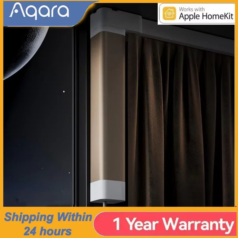 아카라 스마트 전동 커튼 모터 C3 지그비 완전 자동 트랙 음성 제어 무선 타이밍 홈킷용