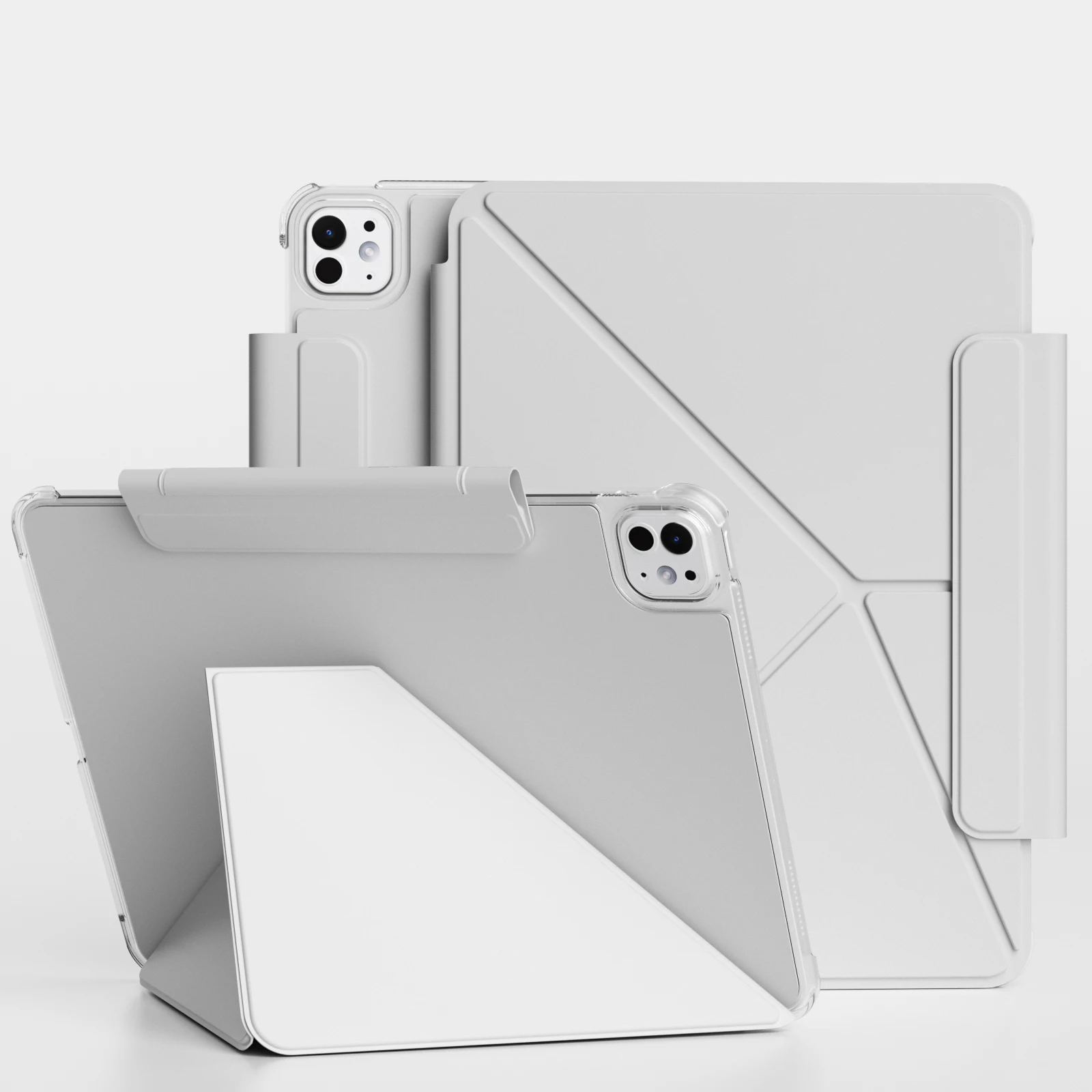 Magnetic Tablet Holder Protective Clip for iPad Pro 11 M4 Case 2024 Air 11 M2 Air 5 10.9 Multi-fold Bracket Cover A16 11th 10th.