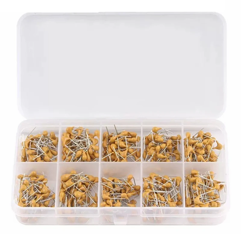 Convenient Pack of Ceramic Capacitor Electronic Components 0.1uf-10uf