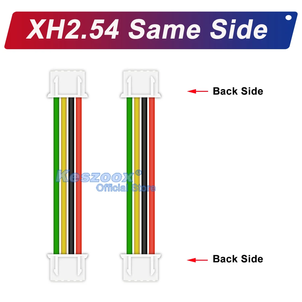 JST XH 2.5mm Wire Connector Kit, 2-12 Pin Silicone Crimp Terminal Block with 22AWG Copper Cable for DIY Electronics