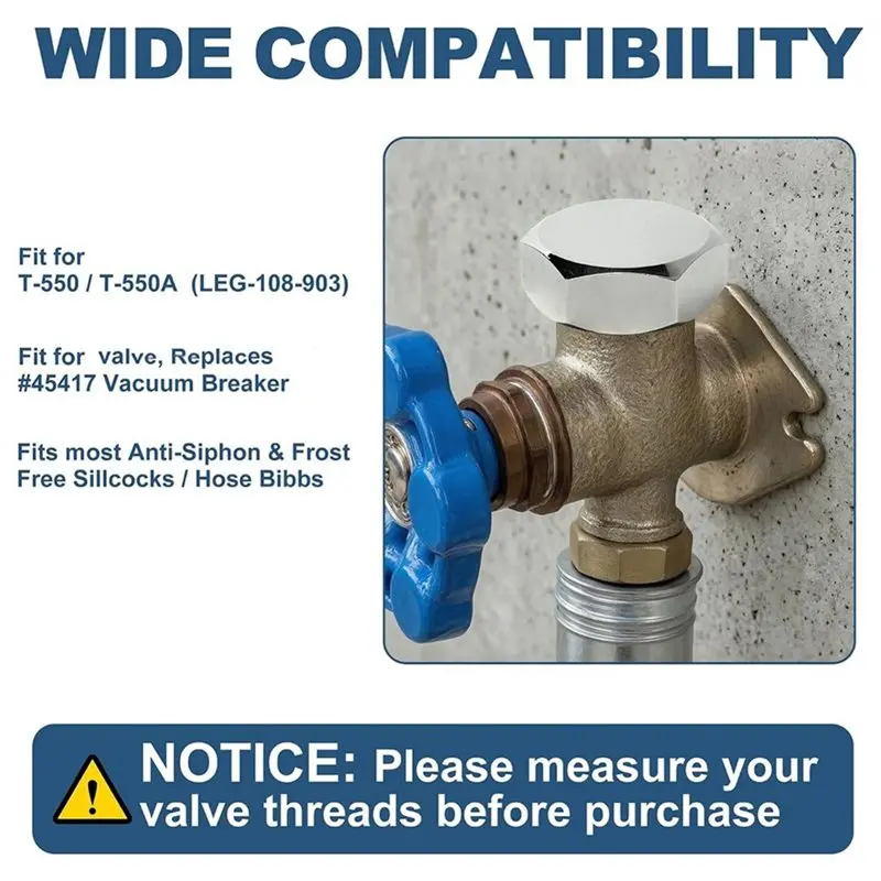 VELIF-Faucet Repair Kit Vacuum Breaker Repair Kit Vacuum Breaker Outside Faucet Anti Siphon Valve Spigot Replacement Outdoor Use