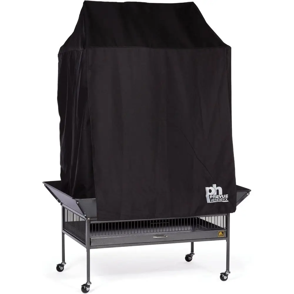 

Large Breathable Nylon Bird Cage Cover, Blocks Light, Suitable for Various Cage Sizes, Black, Large