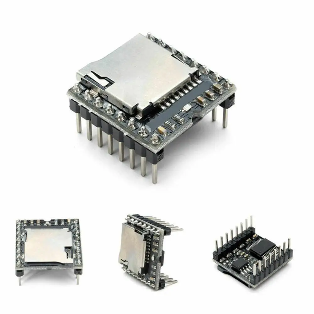 MH 2024 DFPlayer Mini Mp3 Player Module Decoder Board Card Disk Audio Voice Board TF U Player for Arduino Diy Electronic Kit