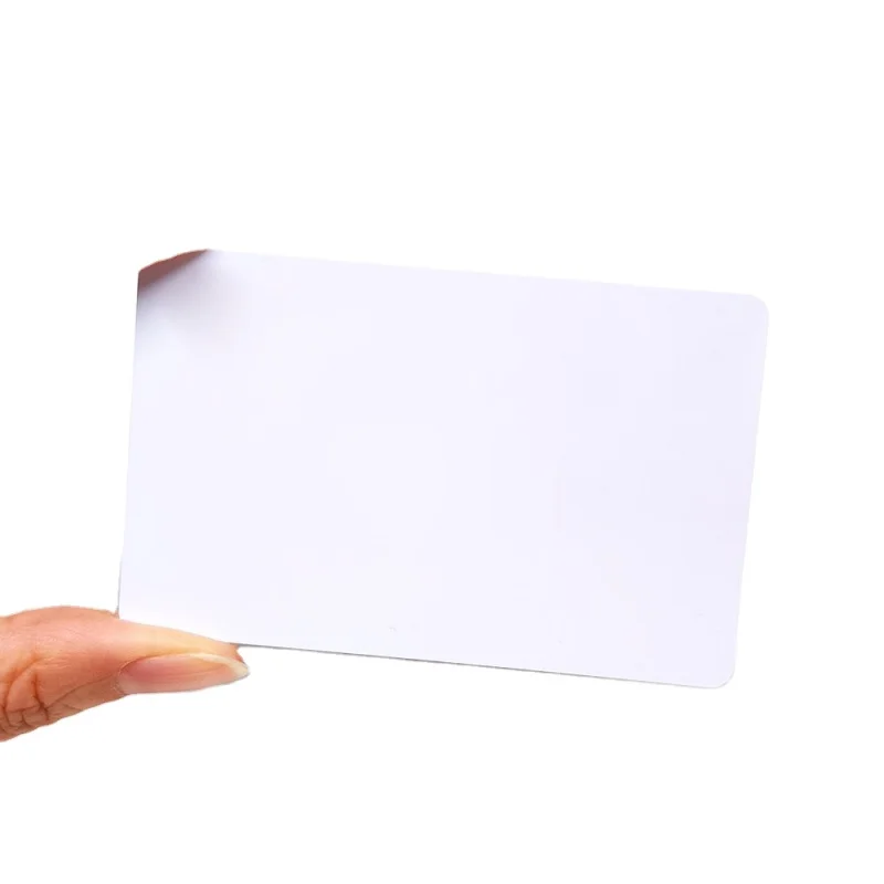 Custom 200pcs Printable Smart Card NFC CR80 13.56Mhz NTAG213 144Byte Blank White PVC Card