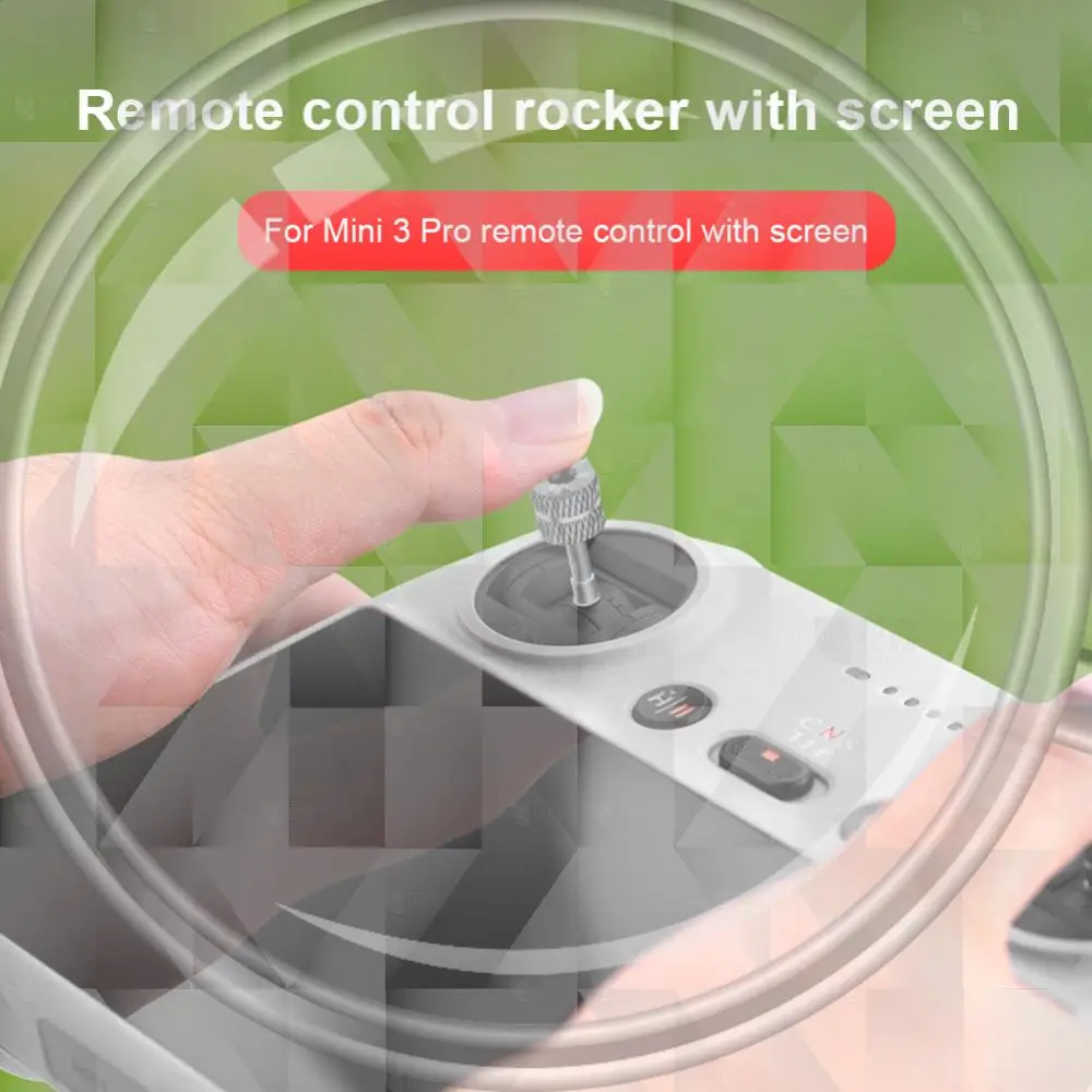 

Wear Resistant Remote Control Joystick Aluminum Alloy Remote Control Thumb Rocker Stick for Mini 3 Pro Drone Accessories