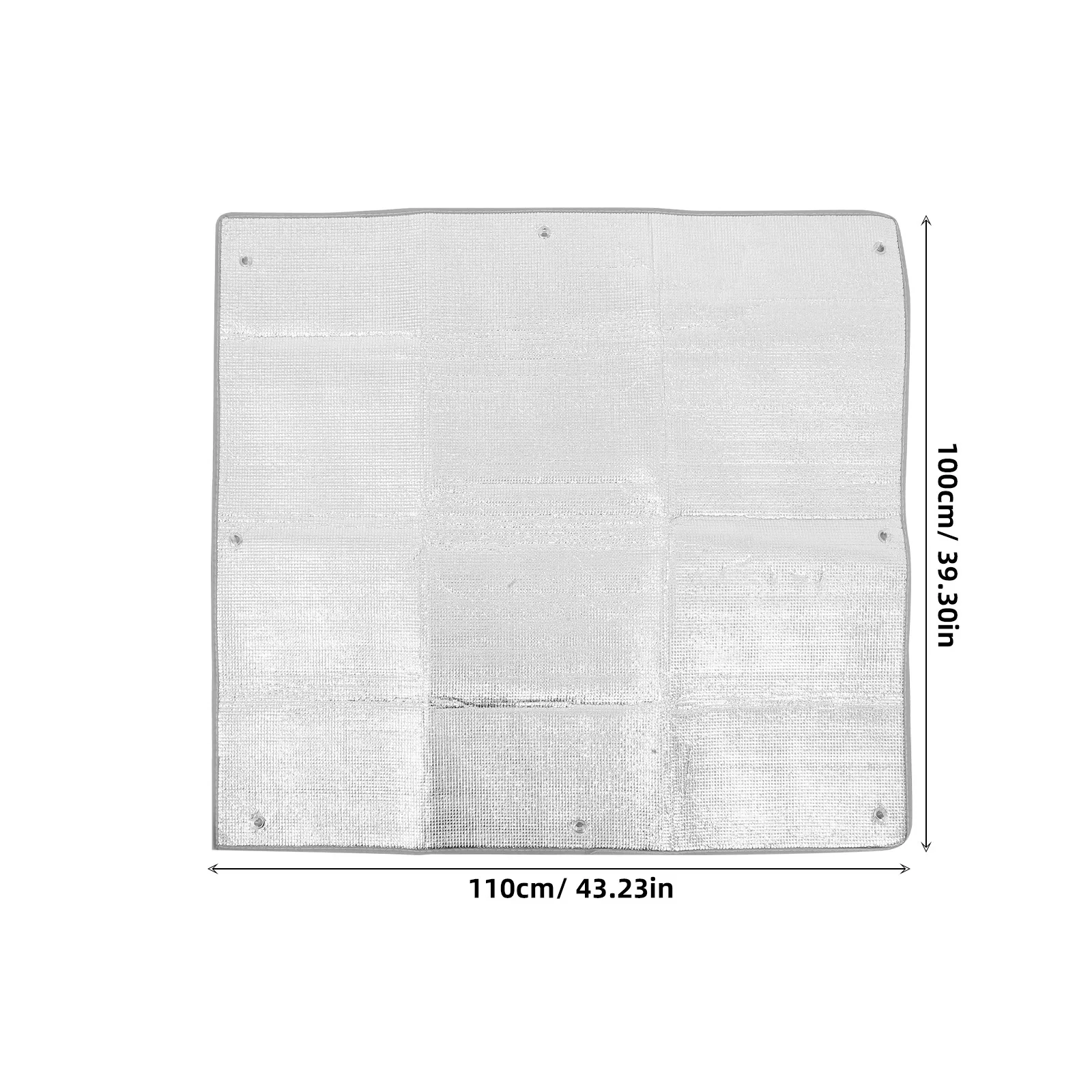 1Set Sunroom Insulation Film Aluminum Heat Blocking Window Film Self-Adhesive for Home Car Privacy Control Anti-Glare Thermal