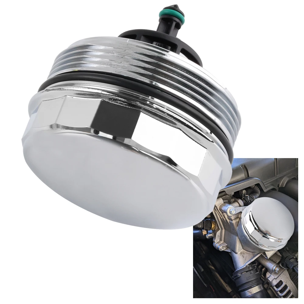 New Aluminum Auto Engine Oil Filter Housing Cover for  BMW E88 E82 1 Series 125i 128i 135i F22 F23 228i 228ix