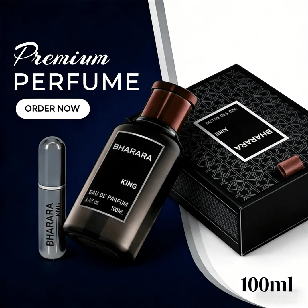 

King Eau De Parfum for Men 100ml - Sophisticated Woody & Spicy Scent, Long-Lasting Fragrance for Daily & Evening Wear