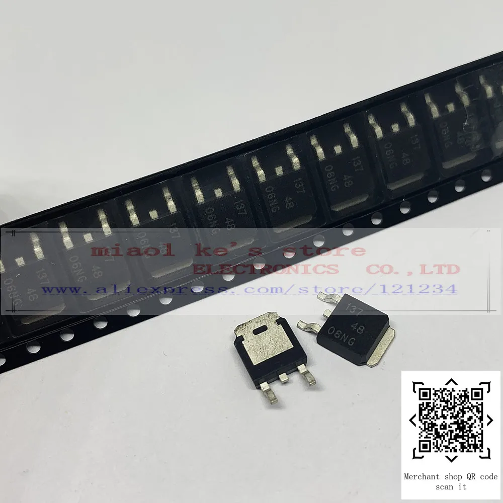 

[10pcs]100% New original: NTD4806NT4G NTD4806N 4806NG 76A/30V/6mohm/60W N-channel field effect transistor TO-252