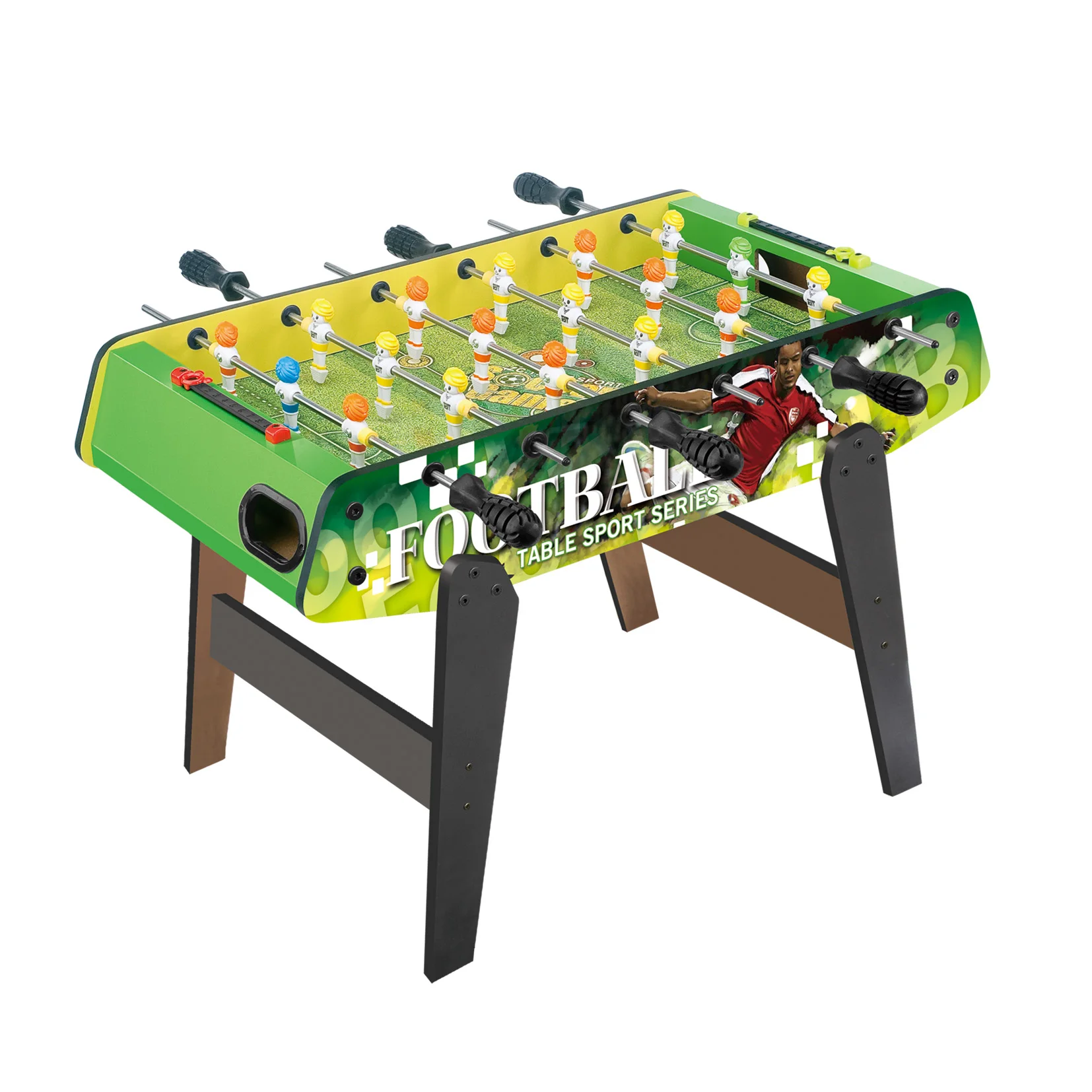 Professional Mini Tabletop 2-Player Hand Table Soccer Indoor Sports Table Football Game Foosball Table