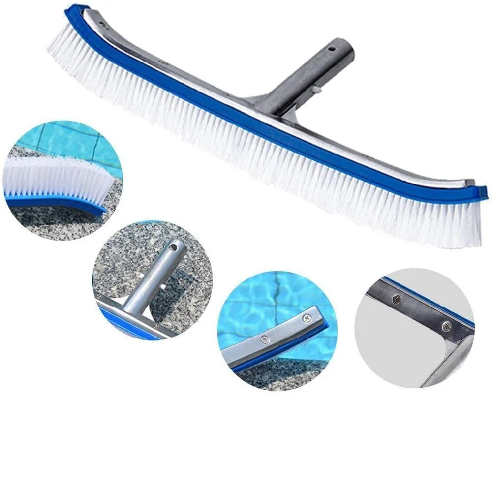 Swimming Pool Spa Cleaning Brush Head Duty Cleaner Broom Bent Tool Swimming Pool Brush Swimming Pool Cleaning Equipment