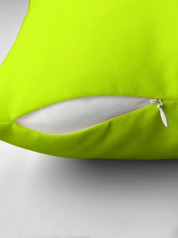 Electric Vibrant Lime Solid Color Throw Pillow christmas pillowcases Cushion Cover Set Sofa Cushion Cover pillow