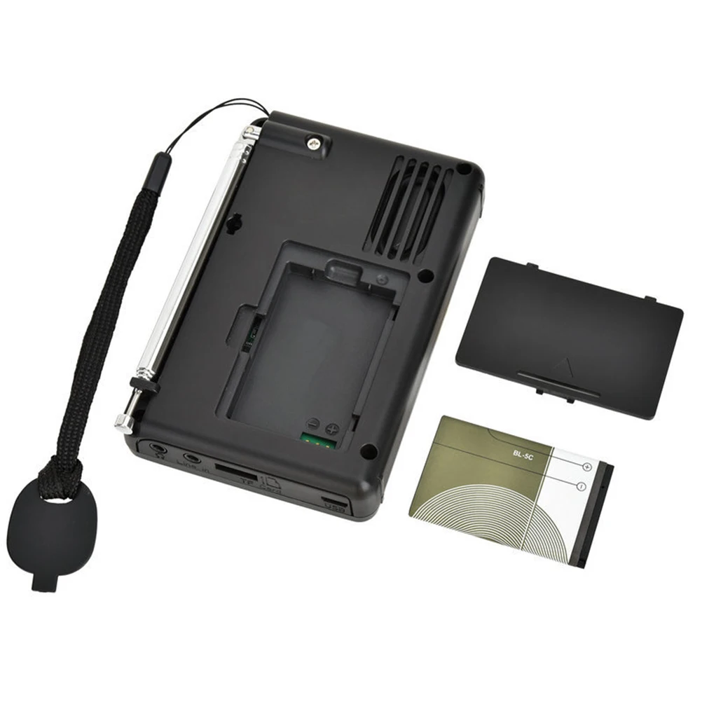 

Portable Fm Usb Rechargeable Card Support Outdoor Hiking Camping Am Weather Radio Recorder Flashlight Solar Powered Mini