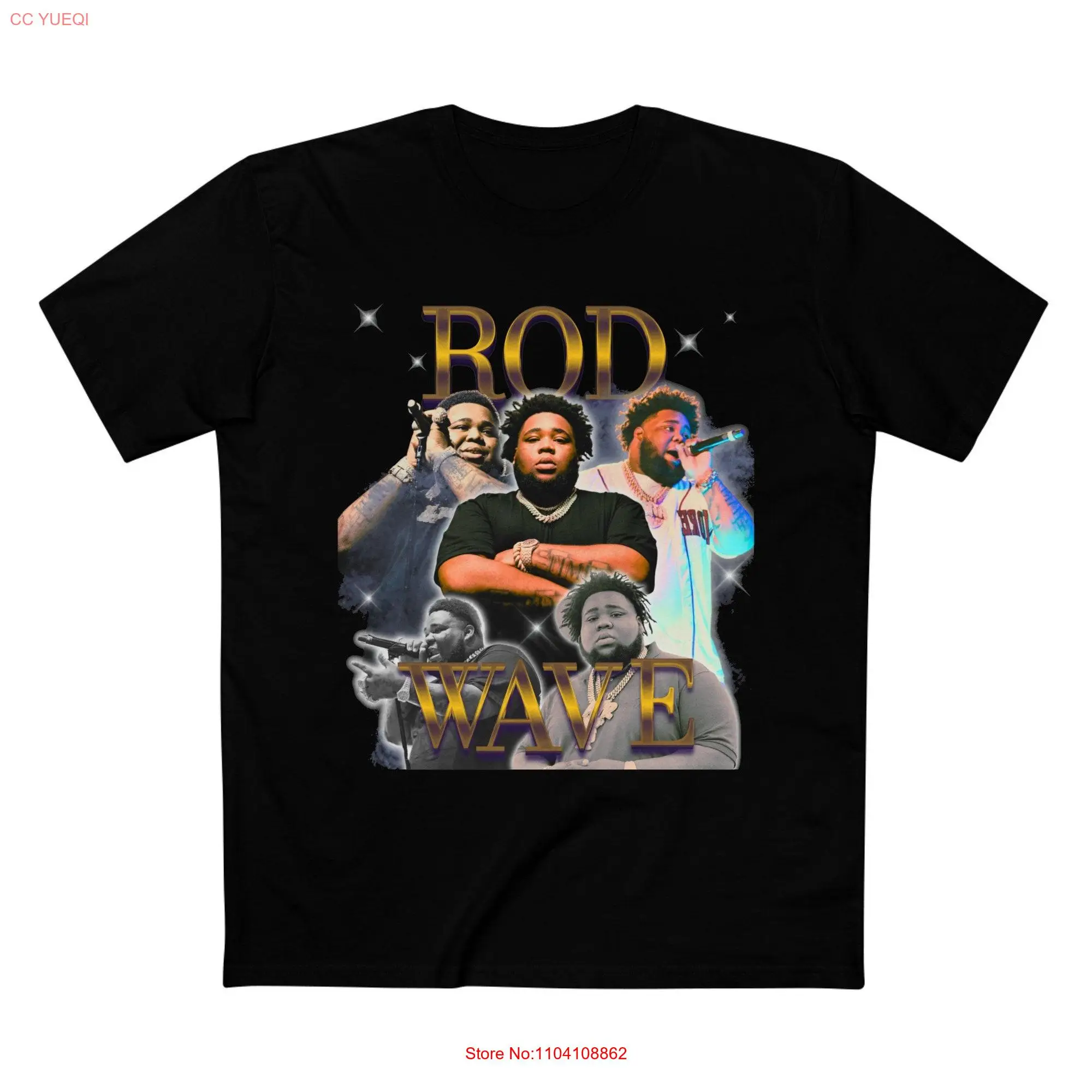 Rod Wave T Shirt Merch Birthday Bash Tour Concert Rap Hip hop long or short sleeves