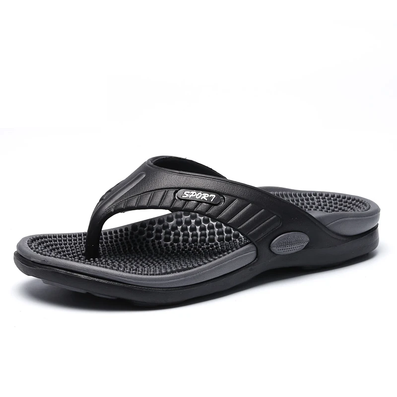 Fashion Flip Flops Mens Thong Sandals Summer 2024 New Men Shoes Massage Sole EVA Non-slip Slippers Outdoor Indoor Beach Sandals