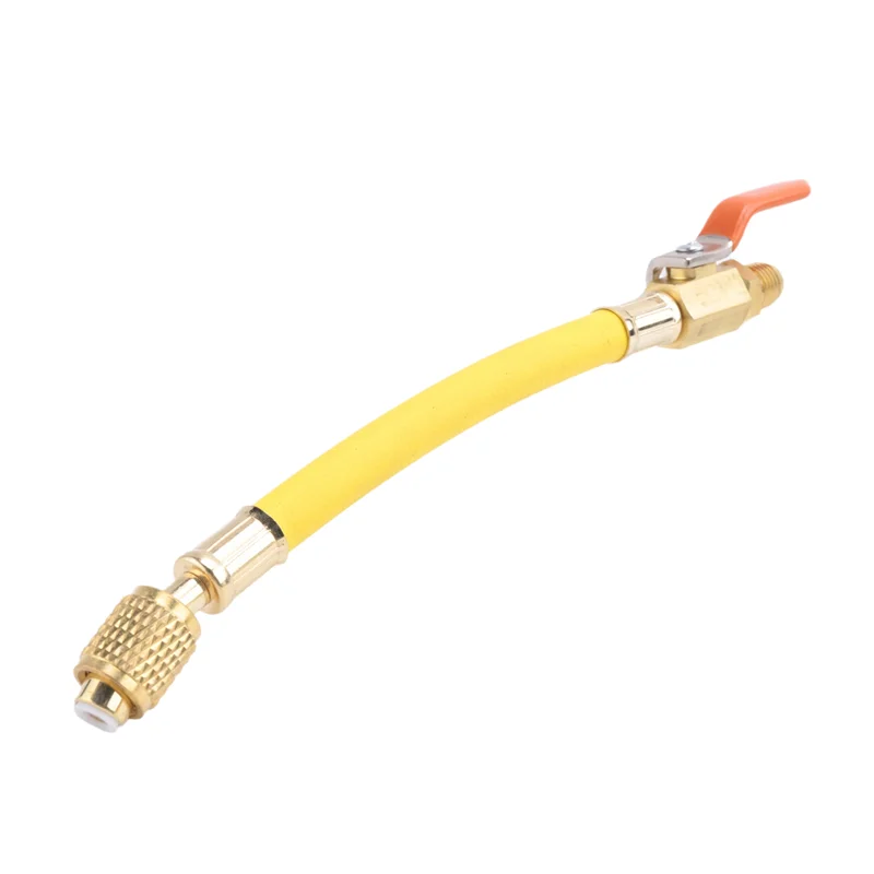 

AB41-R134A R410 R22 HBA-B03 Набор манометров коллектора PSI Шланг для заправки кондиционера Шланги холодоагента HVAC с деталями шарового клапана