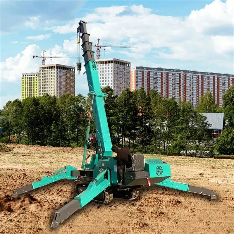 스파이더 크레인 공장 가격 완전 자동 5 섹션 붐 유형 5 톤 신제품 2020 제공 엔진 크레인 3 톤 6500