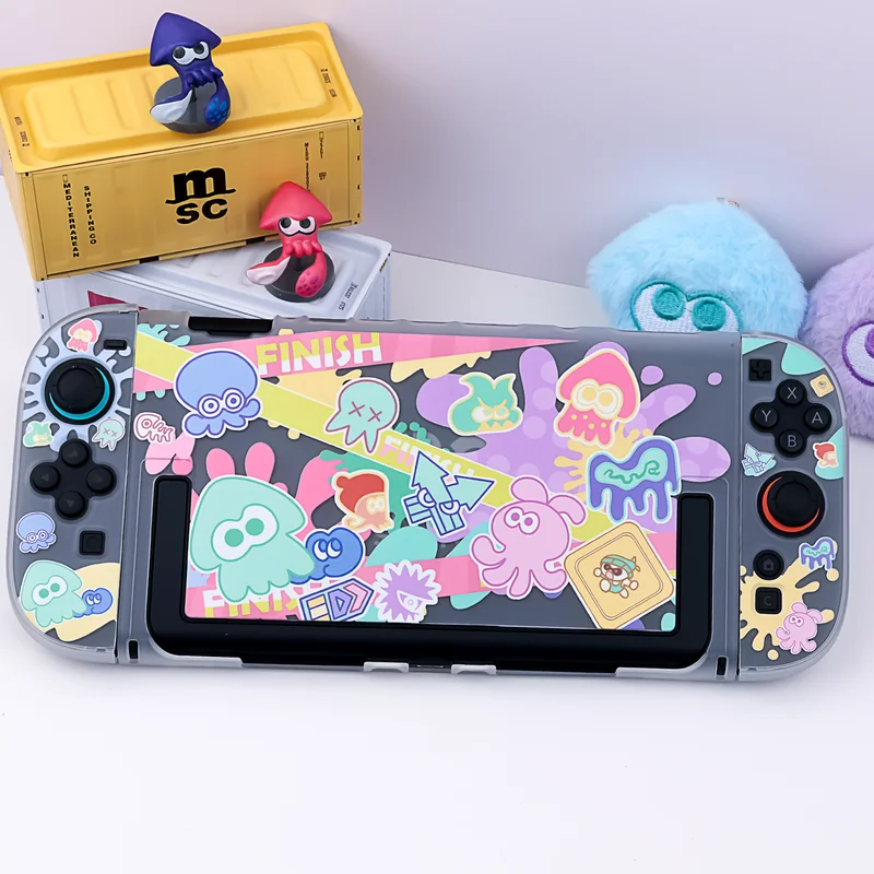 Splatoon テーマ保護ケース Switch OLED/NS2 用 - オリジナルデザイン