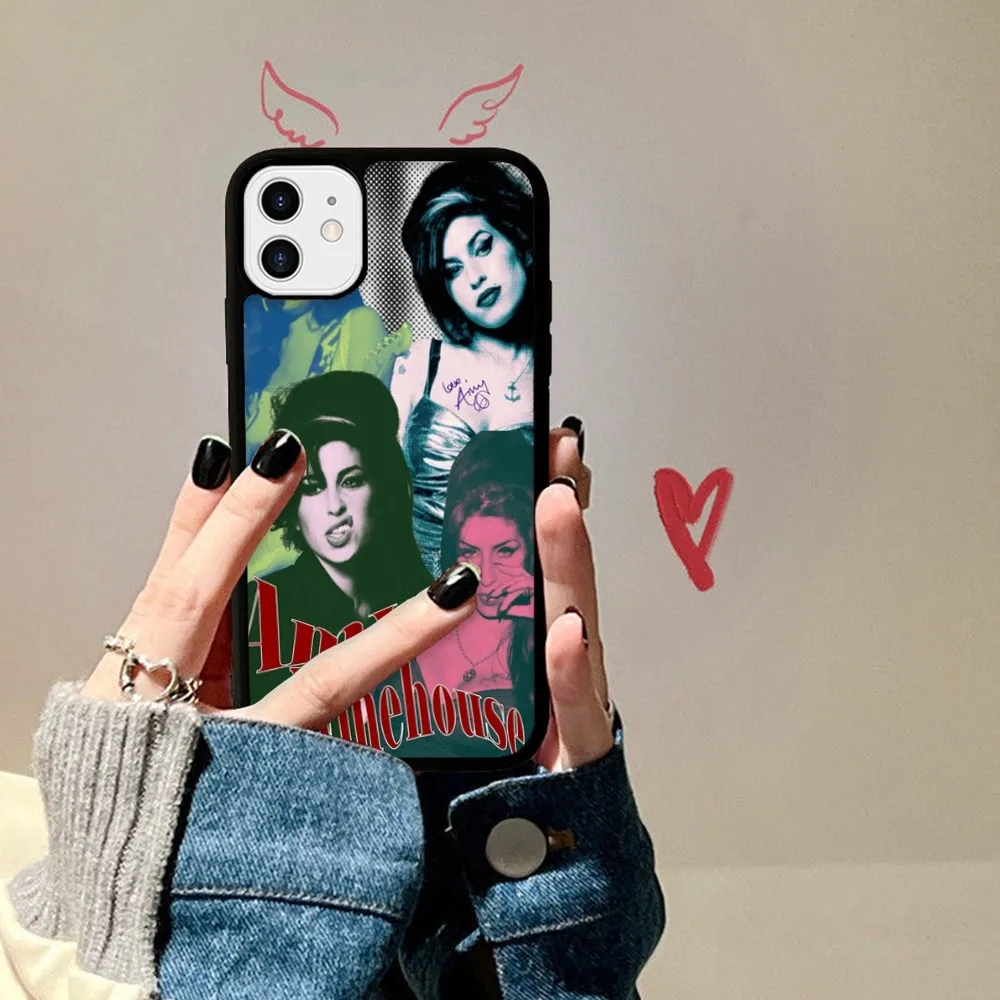 Amy Winehouse Phone Case Silicone PC+TPU For For IPhone 11 12 13 14 15 16 Plus Pro Max Cover