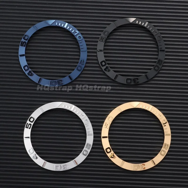 38mm Ceramic Watch Bezel Insert Raised Numerals Diving Watch Bezel Ring Replacement Part for Diver Watch Repair Mod Accessory