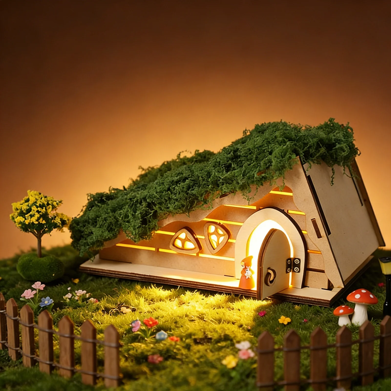 

Wooden Houses For Crafts Wood Building Craft Set Miniature Doll House Kits For Holiday Home Event Party Desk Kids Girls Daughter