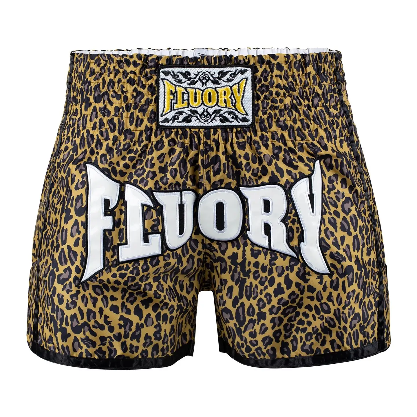 Fluory Printing Fight Shorts Boxing Shorts Embroidery  Patches Muay Thai Shorts