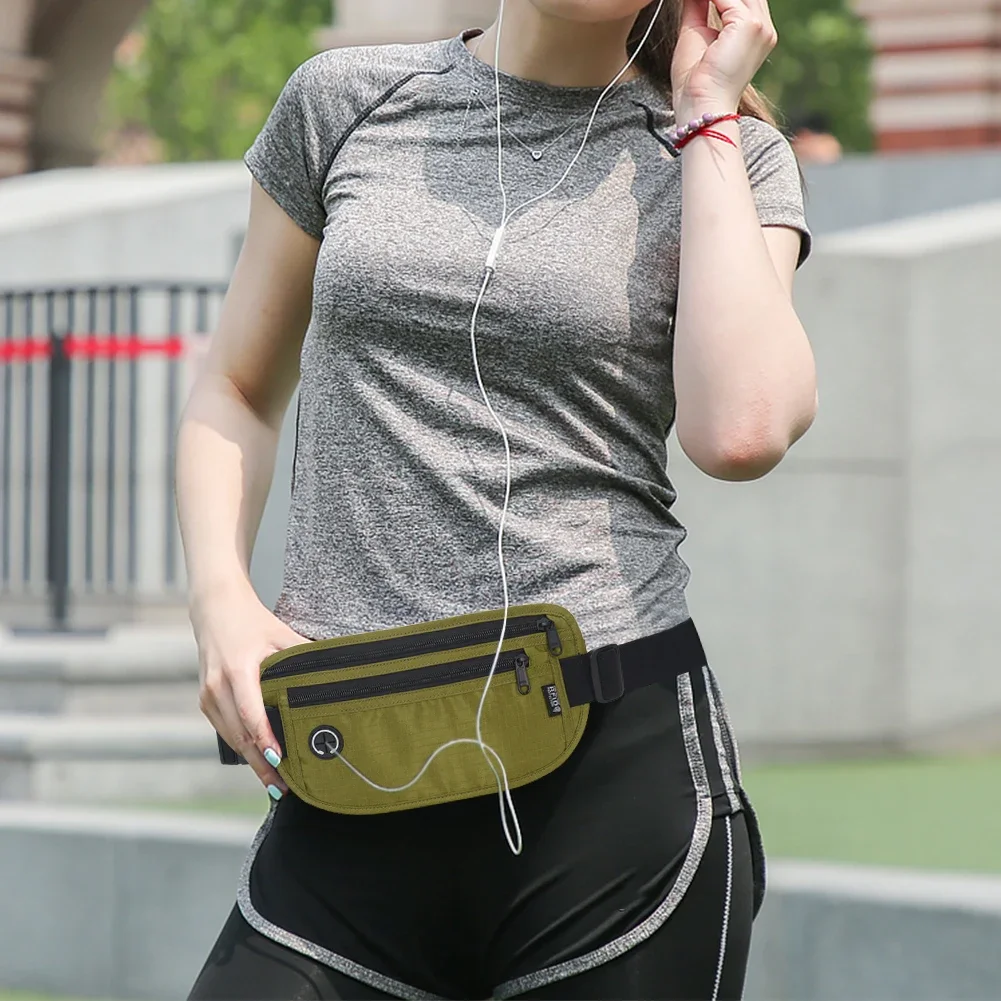 حقيبة خصر للسفر مضادة للسرقة ، حزمة فاني ، محفظة سفر مانعة للحجب ، حقيبة نقود للنقد ، بطاقات ائتمان ، مستندات #2