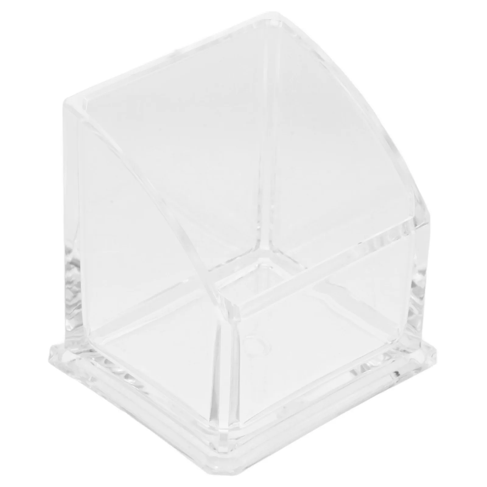 صندوق منظم سطح المكتب من الأكريليك الشفاف لمكتب المنزل والمكياج أشتات حامل قلم صندوق تخزين صغير متعدد الوظائف