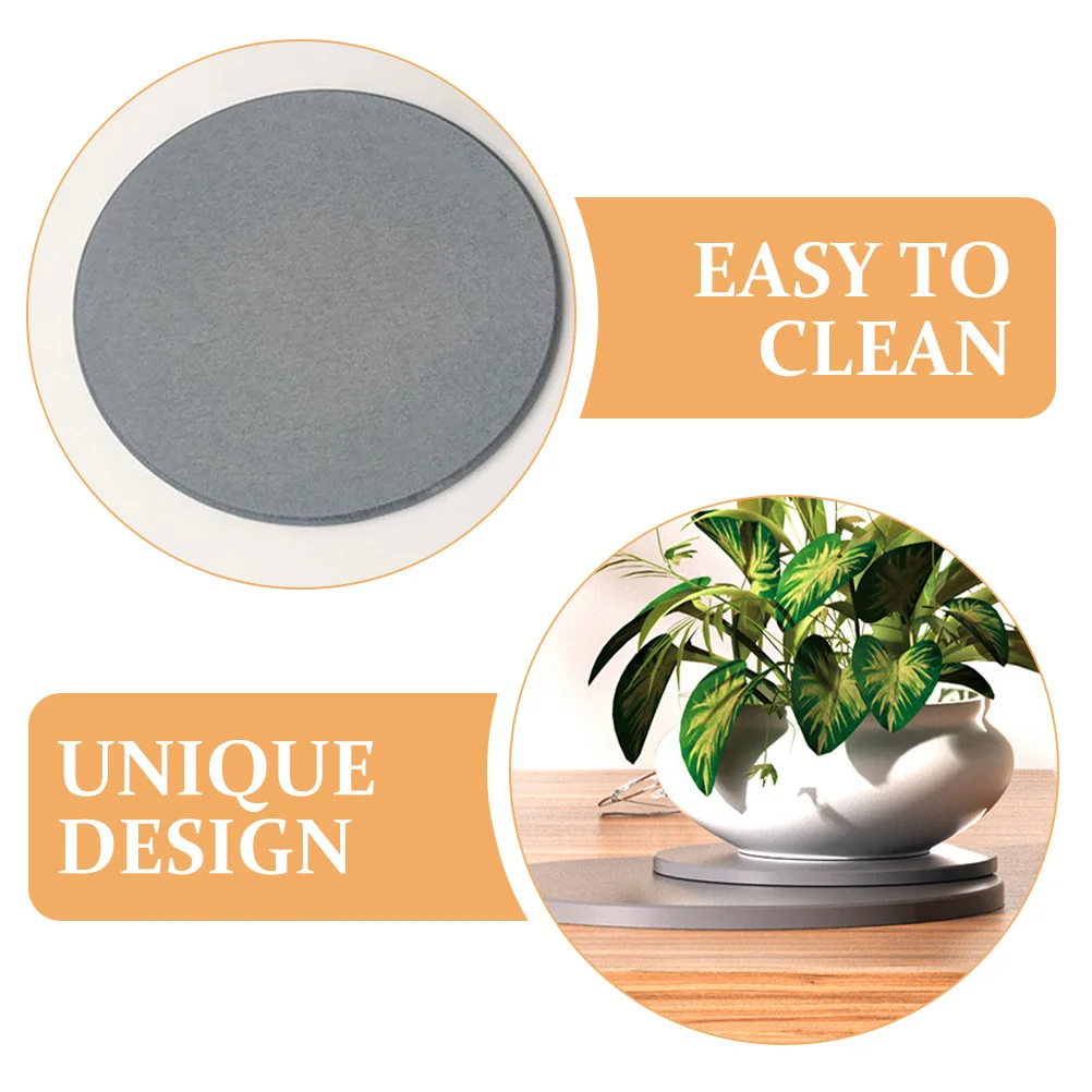 

4 Pcs Water Absorption Tray Drip Trays for Potted Plants Automatic Flower Flowerpot Saucers Diatom Mud Breathable Planter