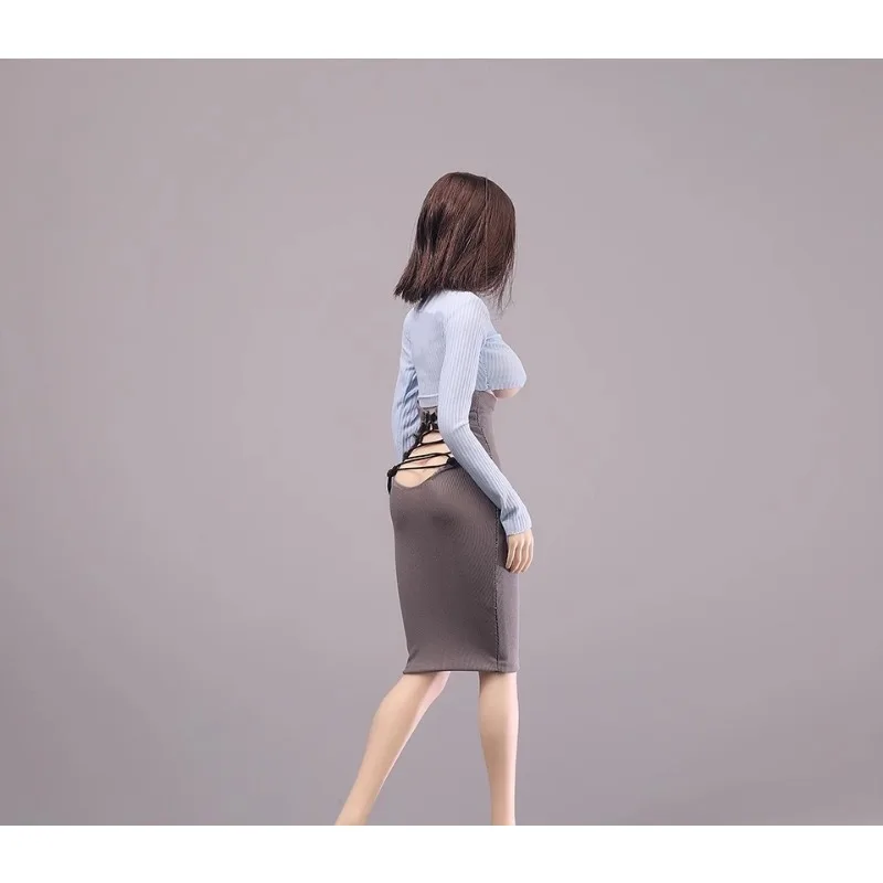 Abito con cinturino multifunzionale in scala 1/6 Indossare entrambi i lati Top Modello di vestiti femminili per action figure da 12 pollici Corpo TBL