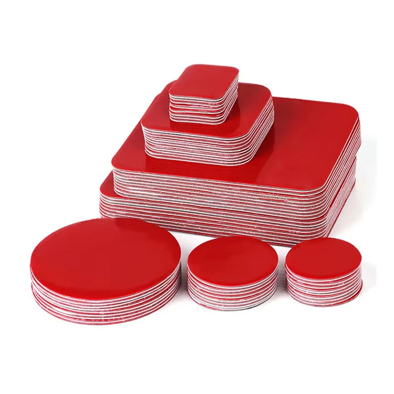 透明両面アクリルテープ,丈夫,粘着性,防水性,トレースレス,耐熱性,30〜60mm, 10個