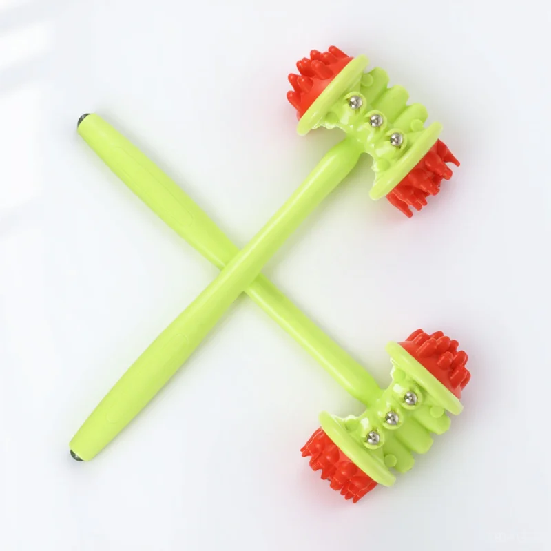 2Pcs Körper Massage Klopfen Hammer Langlebige Werkzeuge Lange Griff Therapie Schmerzen Relief Meridian Massage Stick für Beine Zurück