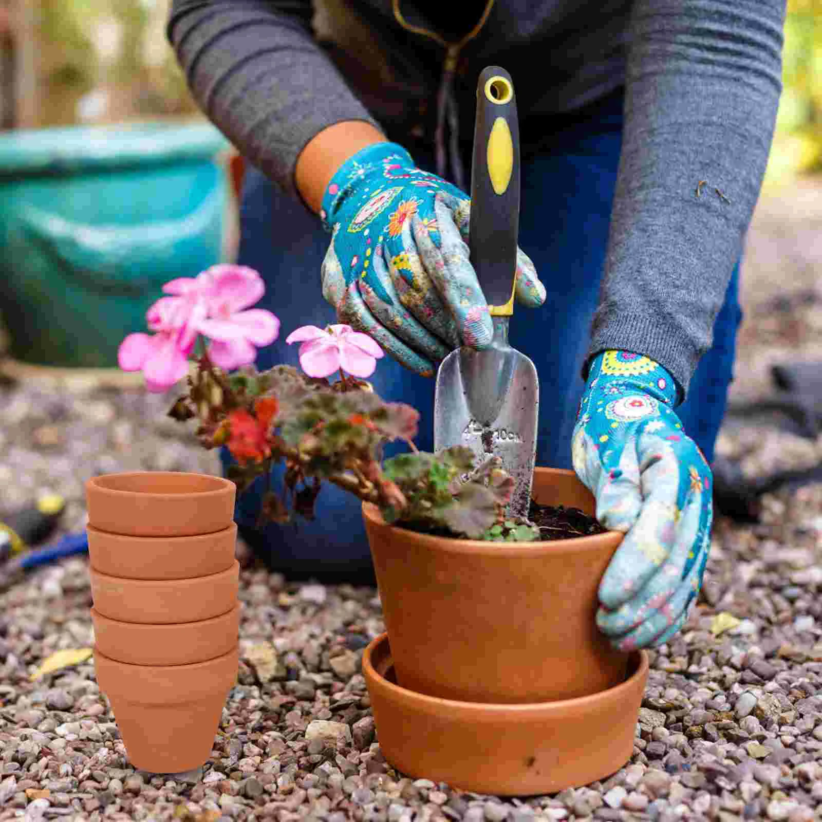 4.5x4cm Small Mini Terracotta Pot Clay Ceramic Pottery Planter Flower Pots Succulent Nursery Pots Great For Plants Crafts