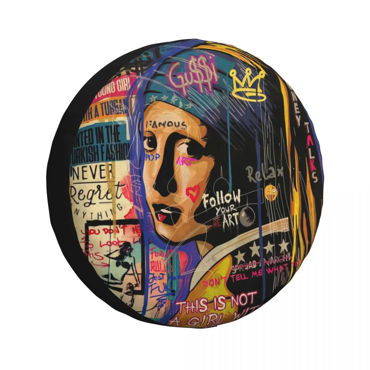 This Is Not The Girl With A Pearl Earring Tire Cover Wheel Protectors Weatherproof Universal for Jeep Trailer RV SUV Truck