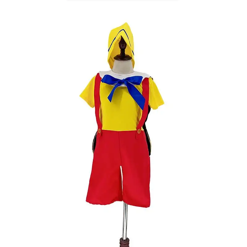 할로윈 긴 코 피노키오 어린이 코스프레 의상 공연 의상 인형 모험 의상 극장 의상