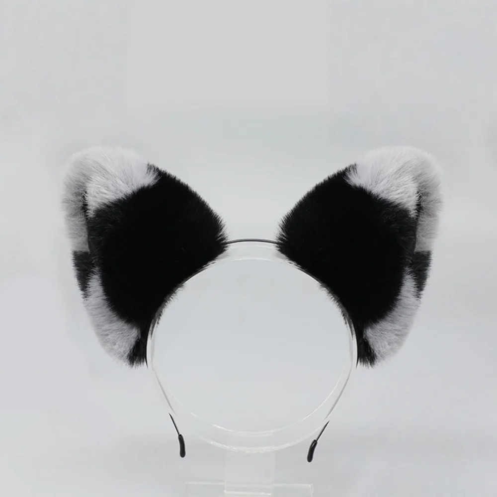 ที่คาดผมหูแมวแบบอนิเมะน่ารัก ขนปุย สำหรับผู้หญิง ชุดฮาโลวีน แฟชั่นงานปาร์ตี้ คอสเพลย์สำหรับผู้หญิง